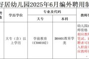 2025年8月广东广州市天河区冼村小学编外聘用制专任教师招聘3人公告