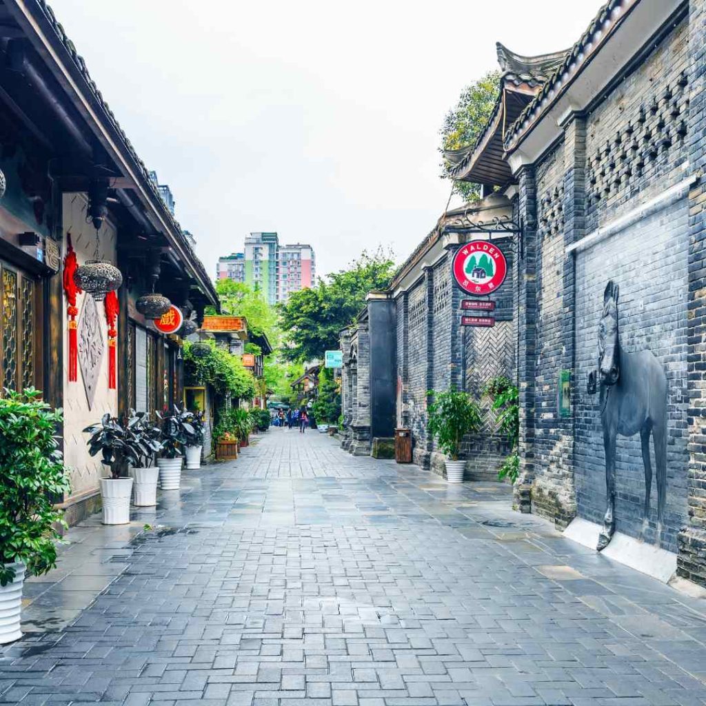 成都必去景点:宽窄巷子