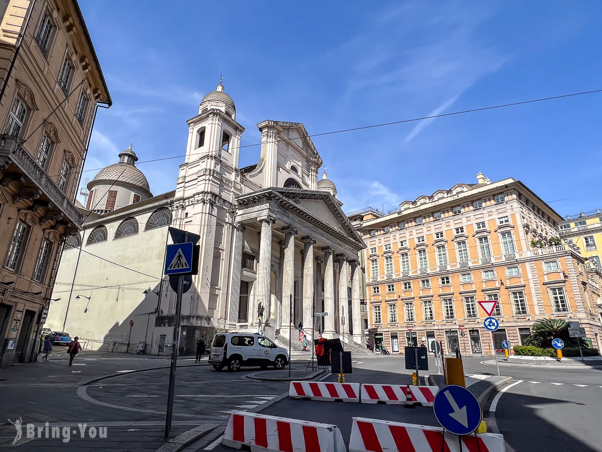 热那亚必去景点｜圣母领报圣殿（Basilica della Santissima Annunziata del Vastato）