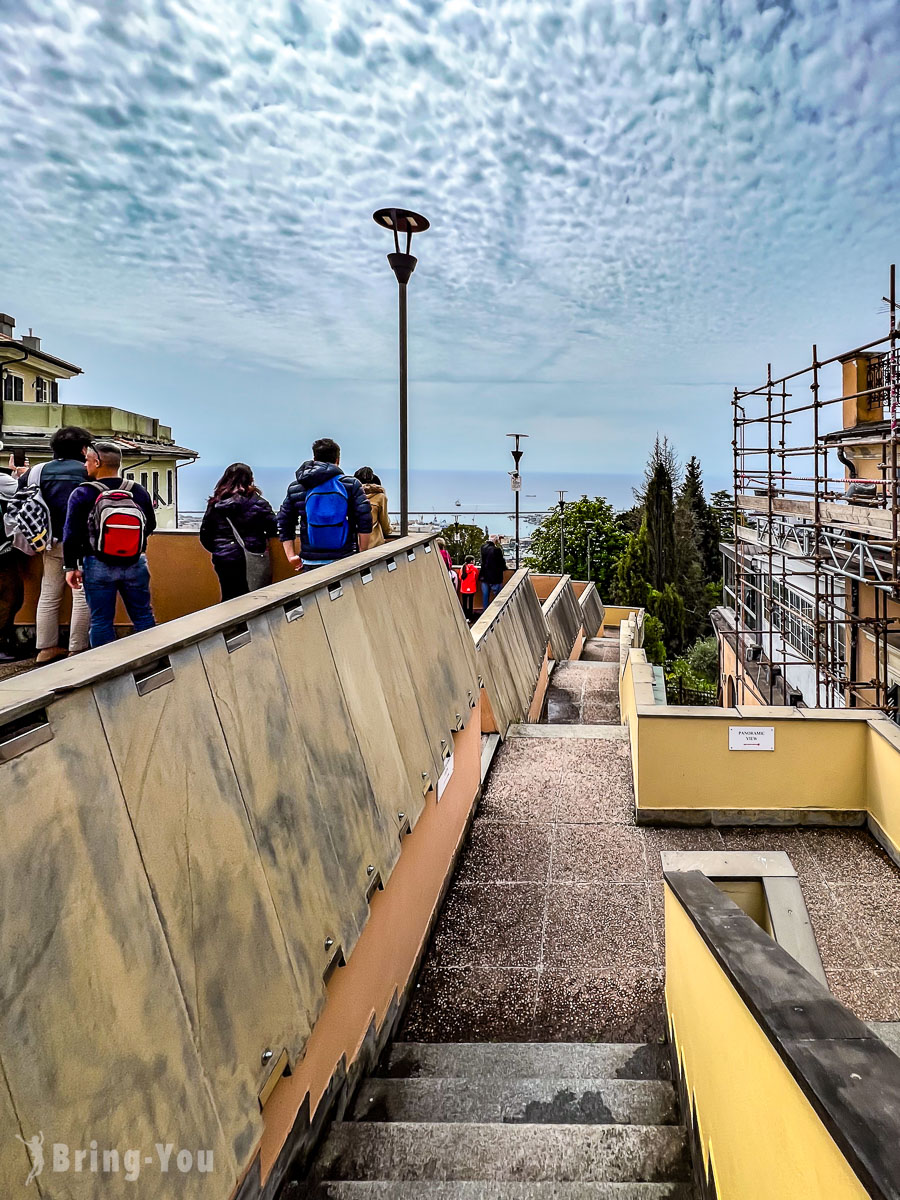热那亚必去景点|Belvedere Castelletto 山顶公园