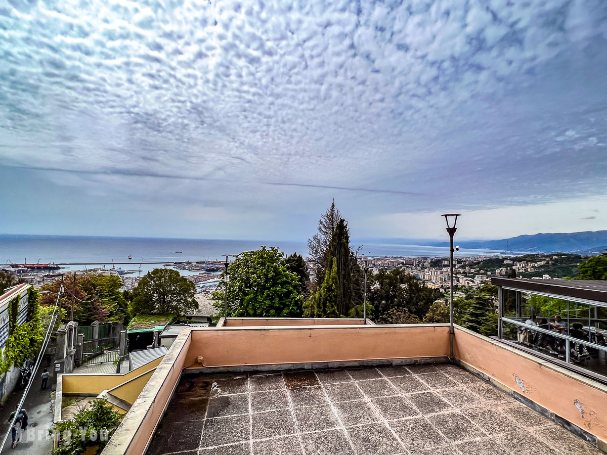 热那亚必去景点|Belvedere Castelletto 山顶公园
