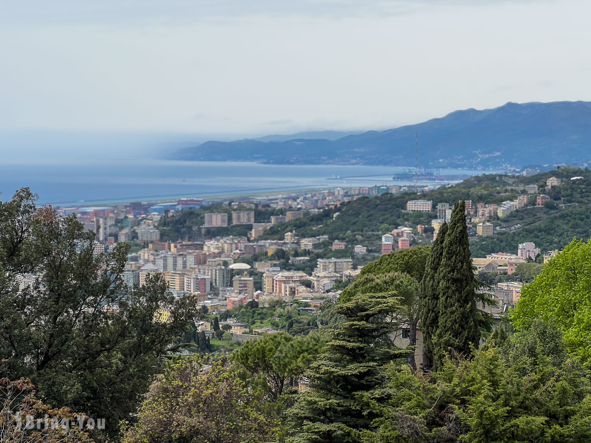 热那亚必去景点｜Belvedere Castelletto 山顶公园
