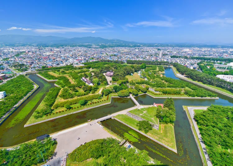 独特星型城池~五稜郭公园