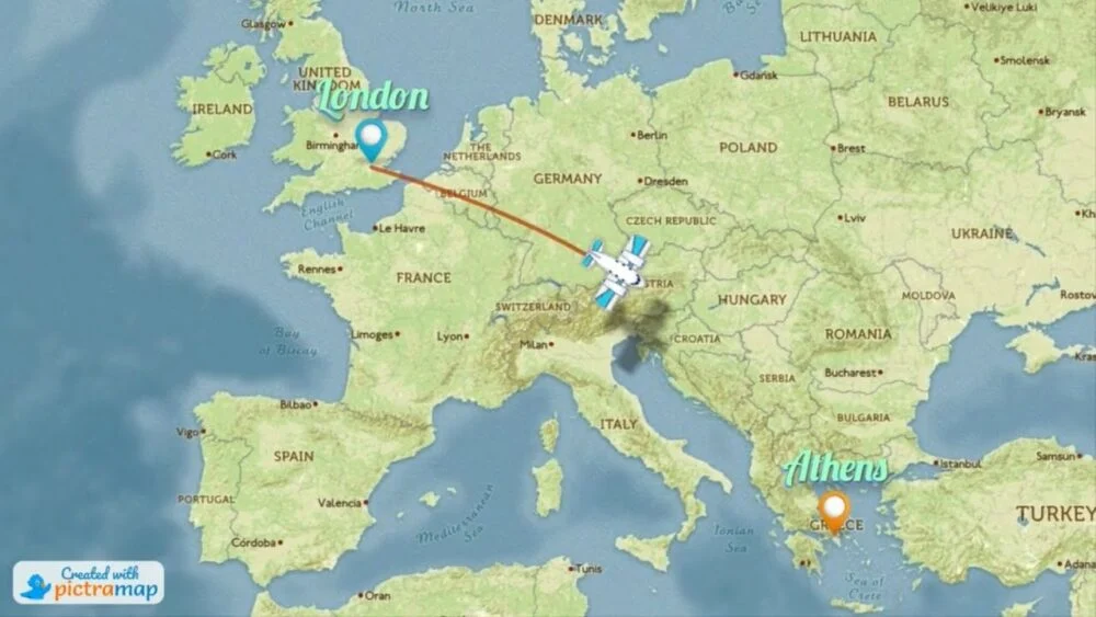 best apps to create awesome animated travel route map